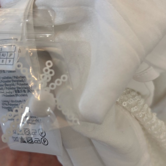 ROTATE Smocked Sequin Midi Dress - Picture 8 of 9